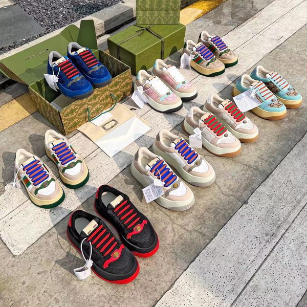 vic new designer thick sole screener series men and women retro old platform shoes increase durability sports shoes training shoes lace up c, Black
vic new designer thick sole screener series men and women retro old platform shoes increase durability sports shoes training shoes lace up c, Black