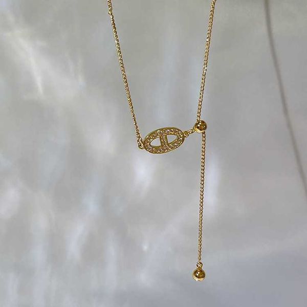 pendant necklaces strands strings japan south korea light luxury pig nose pull necklace minority design simple and versatile french small fr, Silver
pendant necklaces strands strings japan south korea light luxury pig nose pull necklace minority design simple and versatile french small fr, Silver