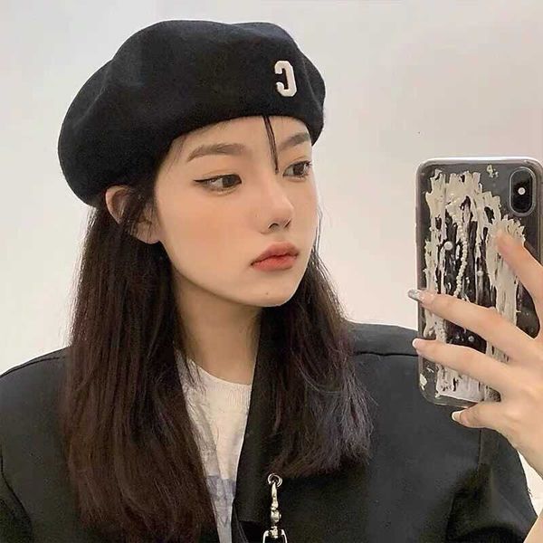 fashion newsboy cap designer luxury beret c super korean wool beret children's autumn and winter c letter fashion versatile painter hat, Blue;gray
fashion newsboy cap designer luxury beret c super korean wool beret children's autumn and winter c letter fashion versatile painter hat, Blue;gray