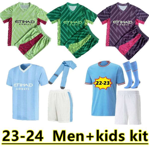 23 24 haaland soccer jerseys grealish de bruyne foden mans cities mahrez goalkeeper bernardo 2023 2024 j. alvarez stones football shirt kids, Black;yellow
23 24 haaland soccer jerseys grealish de bruyne foden mans cities mahrez goalkeeper bernardo 2023 2024 j. alvarez stones football shirt kids, Black;yellow