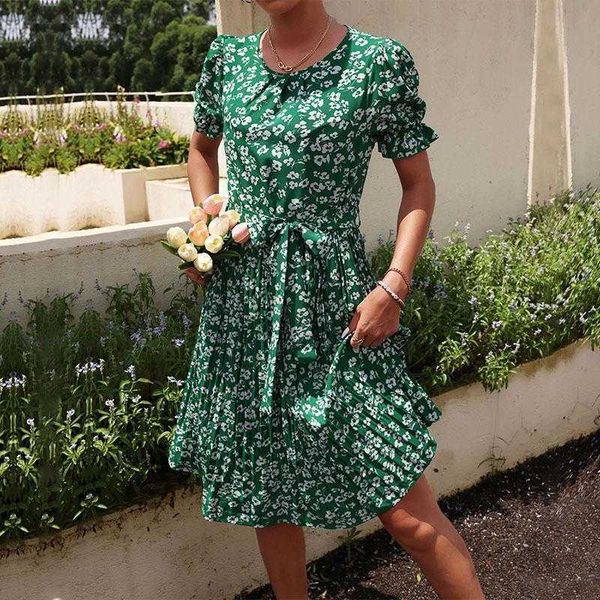 fashion womens wear summer casual dresses lace up polyester green pleated dress, Black;gray
fashion womens wear summer casual dresses lace up polyester green pleated dress, Black;gray