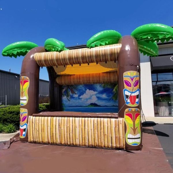 6mwx4mw inflatable tiki bar concession and beverage stall with three windows and tahiti backdrop for summer holiday or party on sale
6mwx4mw inflatable tiki bar concession and beverage stall with three windows and tahiti backdrop for summer holiday or party on sale