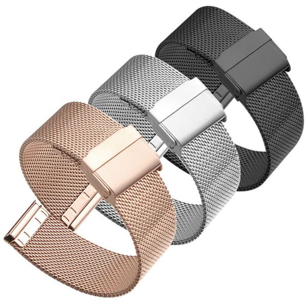 milanese loop strap universal quick release stainless steel metal wrist band bracelet for samsung galaxy watch active 2/watch 3/watch gear s, Black;brown
milanese loop strap universal quick release stainless steel metal wrist band bracelet for samsung galaxy watch active 2/watch 3/watch gear s, Black;brown