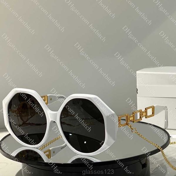 designer greca sunglasses women eyeglass with detachable chain fashion trend brand men sunglasses, White;black
designer greca sunglasses women eyeglass with detachable chain fashion trend brand men sunglasses, White;black