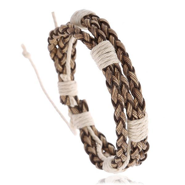 vintage woven cotton linen bracelet for men simple adjustable brown men bracelet fashion men wristband jewelry gift, Golden;silver
vintage woven cotton linen bracelet for men simple adjustable brown men bracelet fashion men wristband jewelry gift, Golden;silver