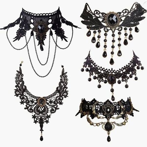 gothic punk lace choker necklace for women retro clavicle chain halloween collar choker steampunk jewelry gift for girl, Golden;silver
gothic punk lace choker necklace for women retro clavicle chain halloween collar choker steampunk jewelry gift for girl, Golden;silver