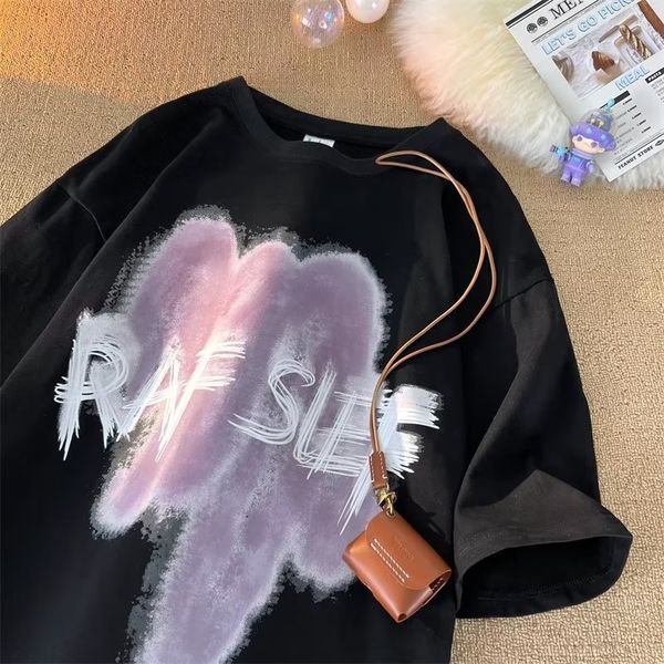 men's t-shirts short sleeved t-shirt men's summer ins trendy brand oversized loose fitting clothes 2023 new american minimalist ha, White;black
men's t-shirts short sleeved t-shirt men's summer ins trendy brand oversized loose fitting clothes 2023 new american minimalist ha, White;black