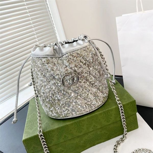 2023 mini shiny bucket bags crossbody designer bag woman shoulder chain bag luxury buckets glittering sequin silver letter 5a
2023 mini shiny bucket bags crossbody designer bag woman shoulder chain bag luxury buckets glittering sequin silver letter 5a