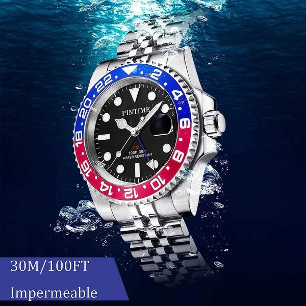 luxury rotating bezel r luminous o wrist watches l 40mm*13mm e 904l x classic steel fashion quartz business waterproof ceramic ring gmt iced, Slivery;brown
luxury rotating bezel r luminous o wrist watches l 40mm*13mm e 904l x classic steel fashion quartz business waterproof ceramic ring gmt iced, Slivery;brown