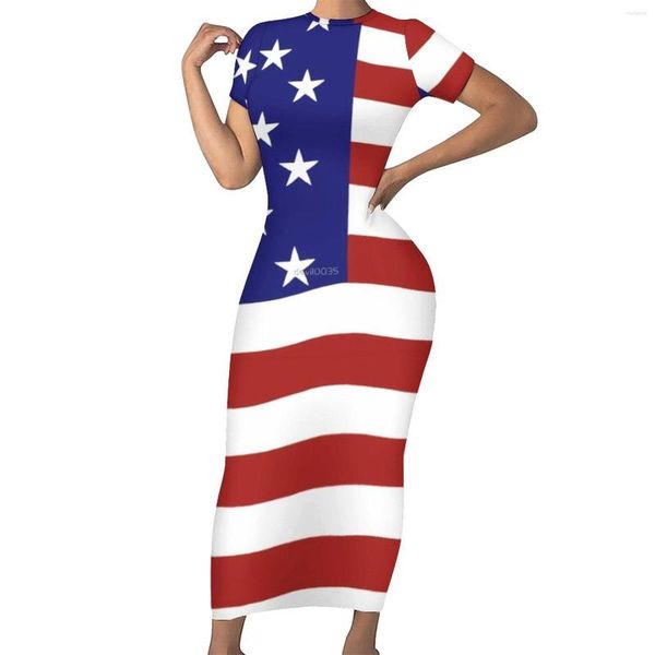 party dresses independence day american usa flag print dress short sleeve july 4th street fashion maxi bodycon design oversized vestidos, White;black
party dresses independence day american usa flag print dress short sleeve july 4th street fashion maxi bodycon design oversized vestidos, White;black