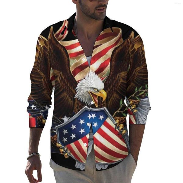 men's casual shirts independence day majestic american bald eagle y2k shirt men patriotic usa flag novelty blouses long sleeve graphic, White;black
men's casual shirts independence day majestic american bald eagle y2k shirt men patriotic usa flag novelty blouses long sleeve graphic, White;black