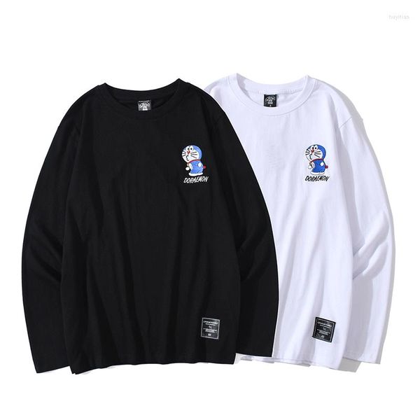 men's t shirts fall/winter 2023 original design up trend personality cartoon embroidery pattern loose long-sleeved men's t-shirt, White;black
men's t shirts fall/winter 2023 original design up trend personality cartoon embroidery pattern loose long-sleeved men's t-shirt, White;black