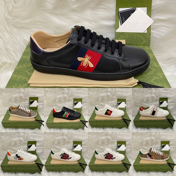 2023 shopping with box men women casual shoes mens dress shoes sneaker snake leather sneakers comfort ace bee stripes shoe mens sports train, Black
2023 shopping with box men women casual shoes mens dress shoes sneaker snake leather sneakers comfort ace bee stripes shoe mens sports train, Black