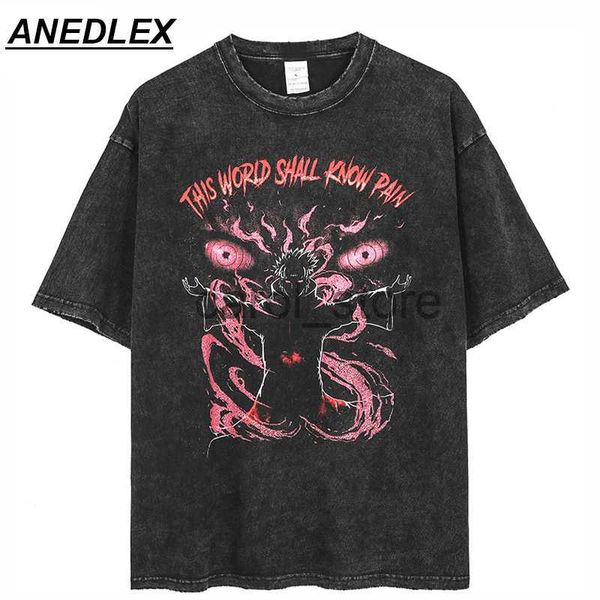 men's t-shirts 2023harajuku street hip-hop male t-shirt japanese anime pain printing t-shirt men and woman retro washed 100% cotton t-s, White;black
men's t-shirts 2023harajuku street hip-hop male t-shirt japanese anime pain printing t-shirt men and woman retro washed 100% cotton t-s, White;black