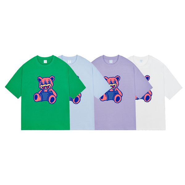 2023 summer designer korean mens t-shirts street retro bear design short sleeve t-shirt men clothing, White;black
2023 summer designer korean mens t-shirts street retro bear design short sleeve t-shirt men clothing, White;black