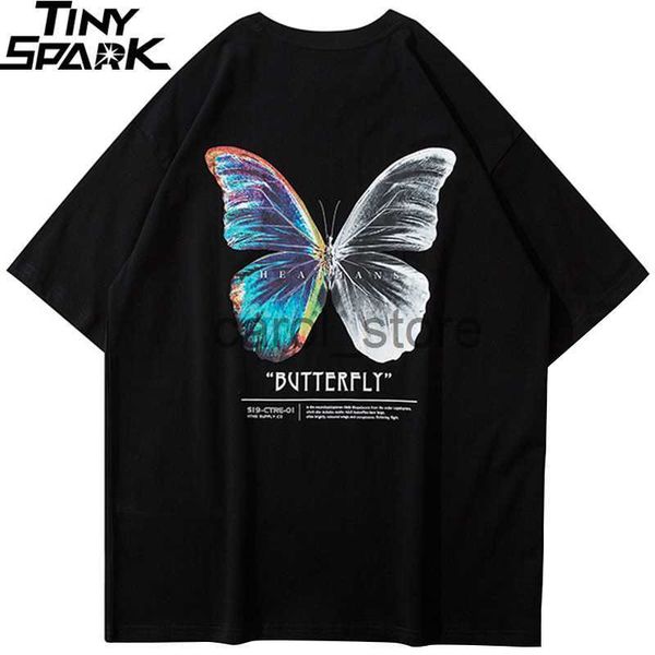 men's t-shirts hip hop oversize t shirt men 2023 streetwear harajuku color butterfly tshirt short sleeve cotton loose hiphop t-shirt pl, White;black
men's t-shirts hip hop oversize t shirt men 2023 streetwear harajuku color butterfly tshirt short sleeve cotton loose hiphop t-shirt pl, White;black