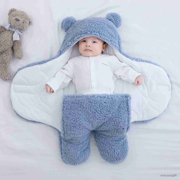 sleeping bags cute newborn baby boys girls blankets plush swaddle wrap fluffy fleece bag cotton soft bedding set r230614
sleeping bags cute newborn baby boys girls blankets plush swaddle wrap fluffy fleece bag cotton soft bedding set r230614