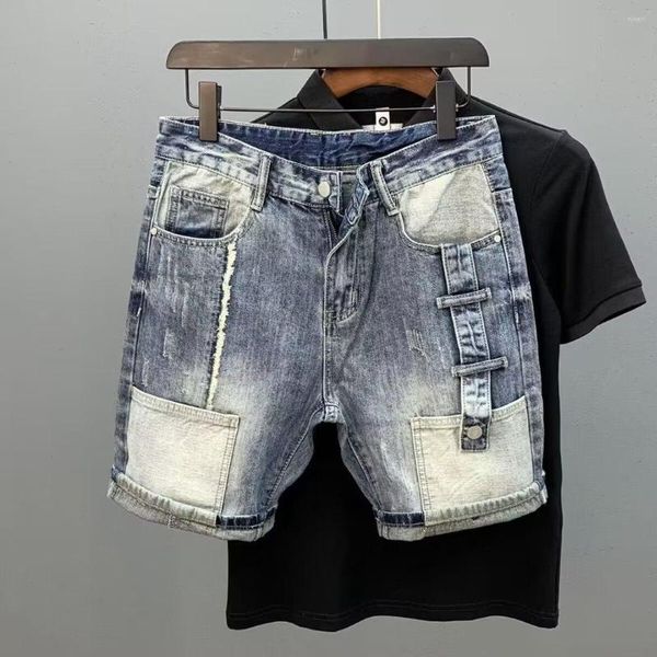 men's jeans summer luxury men's clothing cargo washed kpop y2k designer streetwear solid boyfriend vintage ripped denim shorts, Blue
men's jeans summer luxury men's clothing cargo washed kpop y2k designer streetwear solid boyfriend vintage ripped denim shorts, Blue