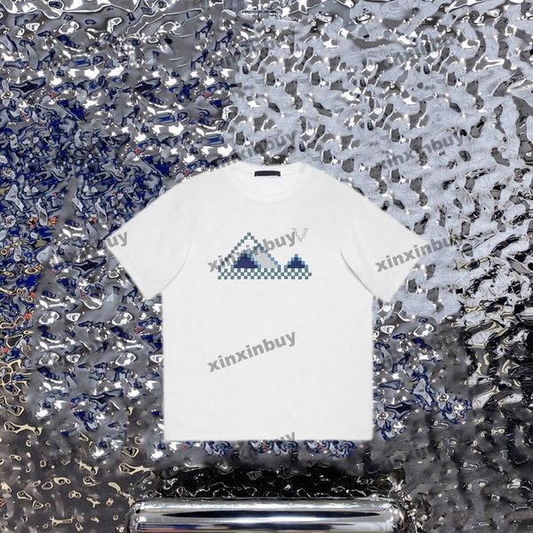 xinxinbuy men designer tee t shirt 23ss mosaic mountain pattern printing short sleeve cotton women black white m-2xl, Black;brown
xinxinbuy men designer tee t shirt 23ss mosaic mountain pattern printing short sleeve cotton women black white m-2xl, Black;brown