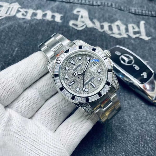 luxury ceramic rotating bezel r luminous o wrist watches l 40mm*13mm e 904l x diamond automatic waterproof iced movement gift 1p, Slivery;brown
luxury ceramic rotating bezel r luminous o wrist watches l 40mm*13mm e 904l x diamond automatic waterproof iced movement gift 1p, Slivery;brown