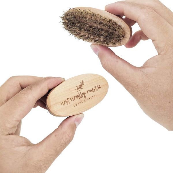 moq 100pcs custom logo small oval brush for facial hair beard with boar bristle and wood handle mini pocket brushes handsome man, Silver
moq 100pcs custom logo small oval brush for facial hair beard with boar bristle and wood handle mini pocket brushes handsome man, Silver