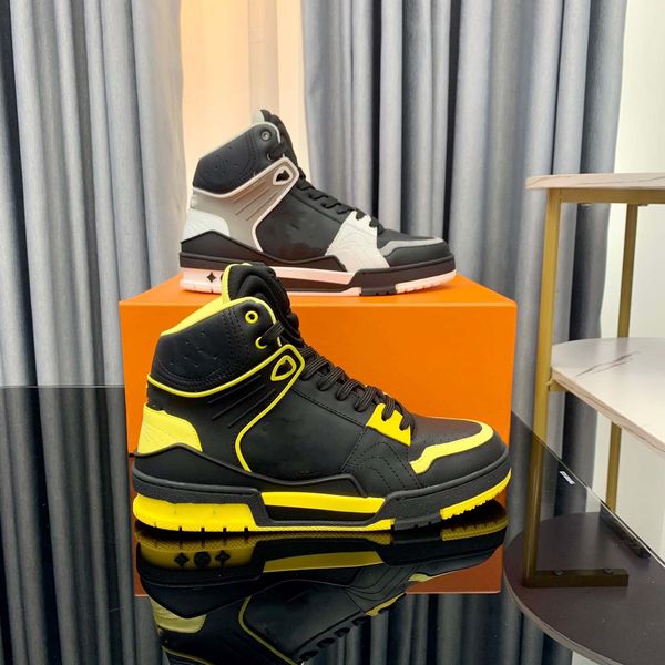 designer abloh retro basketball shoes autumn and winter men's trainer virgil cow leather sneakers classic fashion shoe 01, Black
designer abloh retro basketball shoes autumn and winter men's trainer virgil cow leather sneakers classic fashion shoe 01, Black