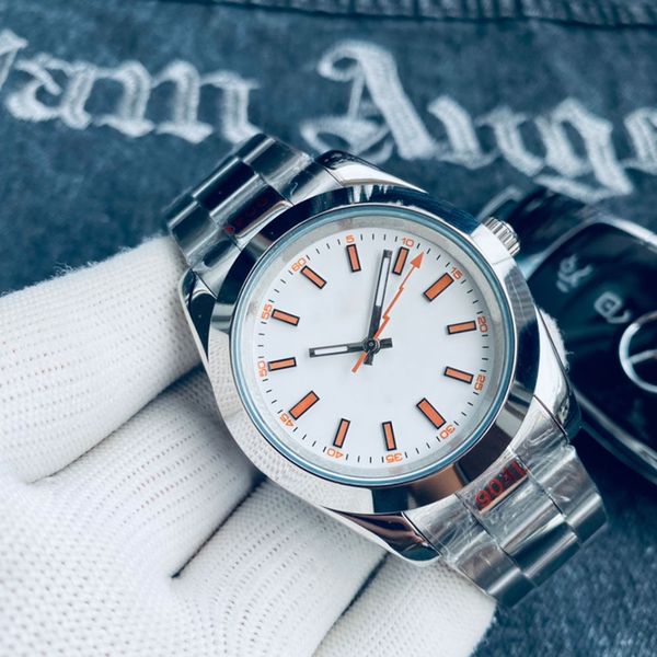 mens watch 40mm automatic mechanical designer watches 904l all stainless steel watch folding buckle waterproof watches montre de luxe, Slivery;brown
mens watch 40mm automatic mechanical designer watches 904l all stainless steel watch folding buckle waterproof watches montre de luxe, Slivery;brown