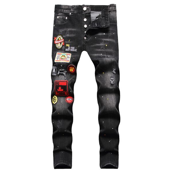 dsq2 men cool guy jeans blue classic man hip hop rock moto mens casual design ripped skinny denim biker dsq jeans 086 big size 40
dsq2 men cool guy jeans blue classic man hip hop rock moto mens casual design ripped skinny denim biker dsq jeans 086 big size 40