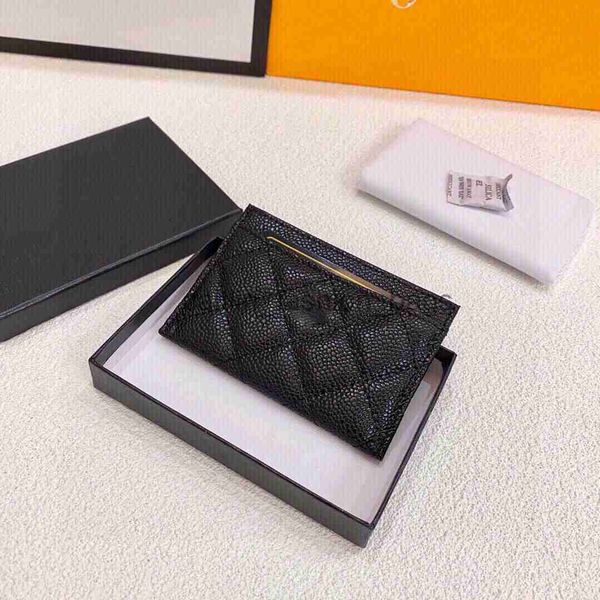 wallets black real leather caviar card holder short mini designer wallets women classical purse business gift, Red;black
wallets black real leather caviar card holder short mini designer wallets women classical purse business gift, Red;black