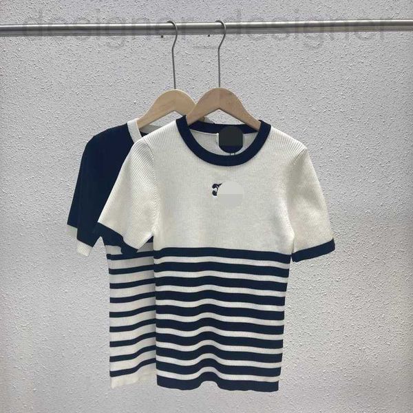 women's sweaters designer 206 2023 spring summer women sweater short sleeve crew neck black white striped pullover womens qian8 vj6f, White;black
women's sweaters designer 206 2023 spring summer women sweater short sleeve crew neck black white striped pullover womens qian8 vj6f, White;black