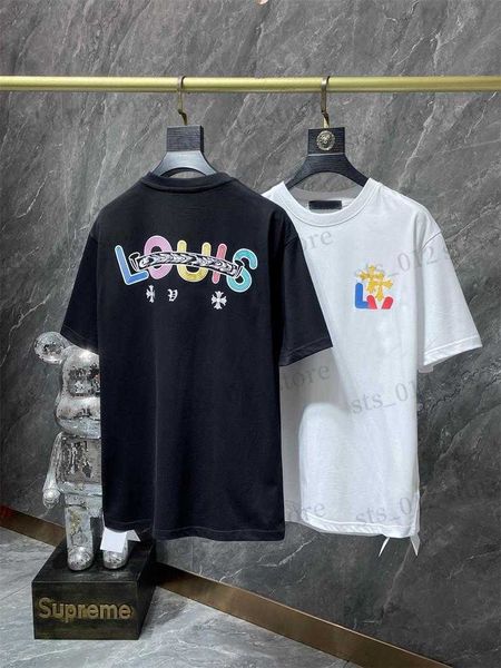 men's t-shirts 2023 new tide brand short sleeve t-shirt men's and women's designer pure cotton foam process loose fashion t23, White;black
men's t-shirts 2023 new tide brand short sleeve t-shirt men's and women's designer pure cotton foam process loose fashion t23, White;black