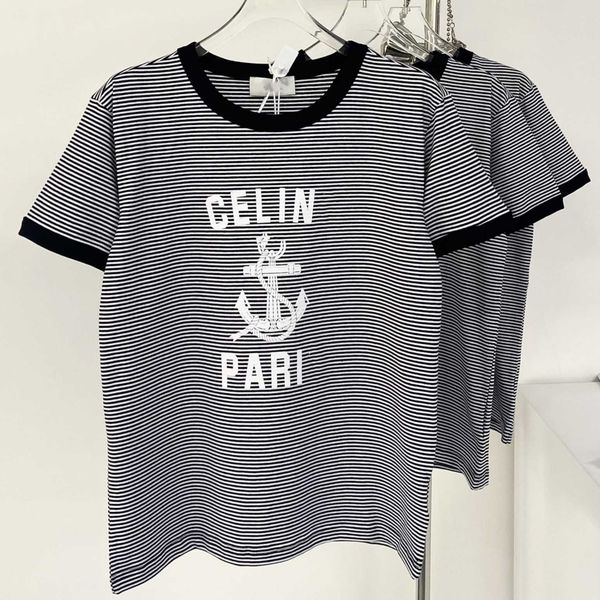 new 2023 spring/summer ce home print pinstripe letter navy wind anchor pattern striped flocking short sleeve t-shirt, White
new 2023 spring/summer ce home print pinstripe letter navy wind anchor pattern striped flocking short sleeve t-shirt, White