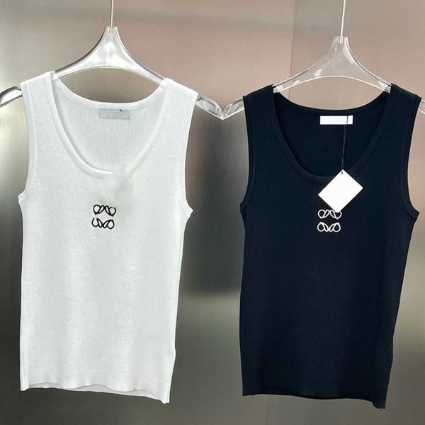 2023 new luojia embroidery knitted versatile sleeveless tank underlay single wear slim fit elastic shirt, White
2023 new luojia embroidery knitted versatile sleeveless tank underlay single wear slim fit elastic shirt, White