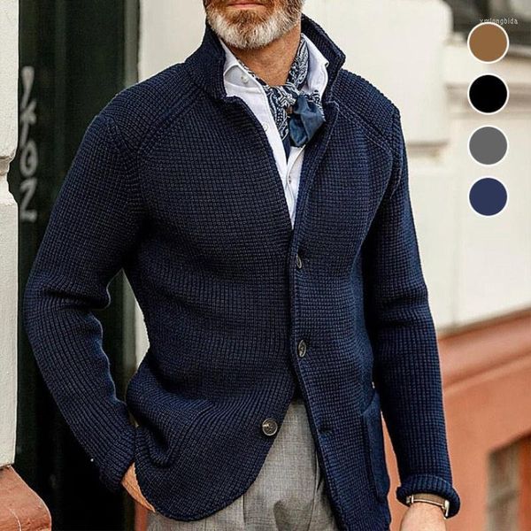 men's sweaters mens stand collar knitted coat long sleeve sweater cardigan jacket solid color thick warm casual knitting sweatercoat, White;black
men's sweaters mens stand collar knitted coat long sleeve sweater cardigan jacket solid color thick warm casual knitting sweatercoat, White;black