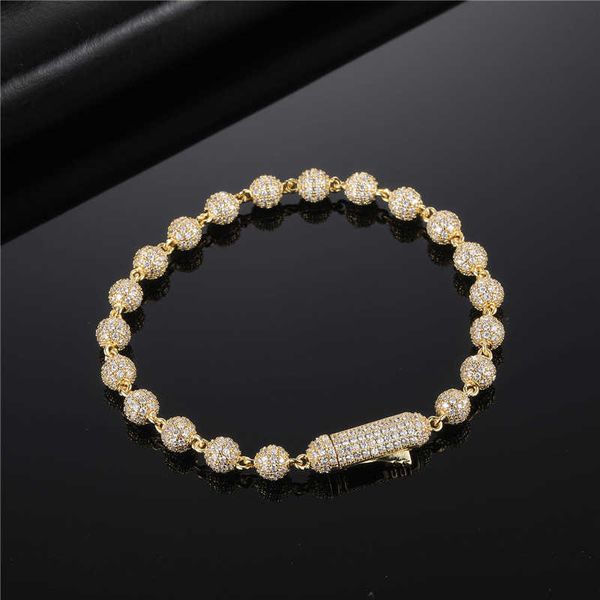 6mm iced out gold plated ball link bracelet men hip hop icy bling ball bangle bracelet diamond cubic zirconia ball bracelet, Silver
6mm iced out gold plated ball link bracelet men hip hop icy bling ball bangle bracelet diamond cubic zirconia ball bracelet, Silver