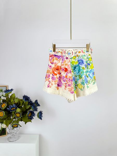 women's shorts australian designer designed the new 2023 spring/summer style from raie colorful floral pattern pleated shorts, White;black
women's shorts australian designer designed the new 2023 spring/summer style from raie colorful floral pattern pleated shorts, White;black
