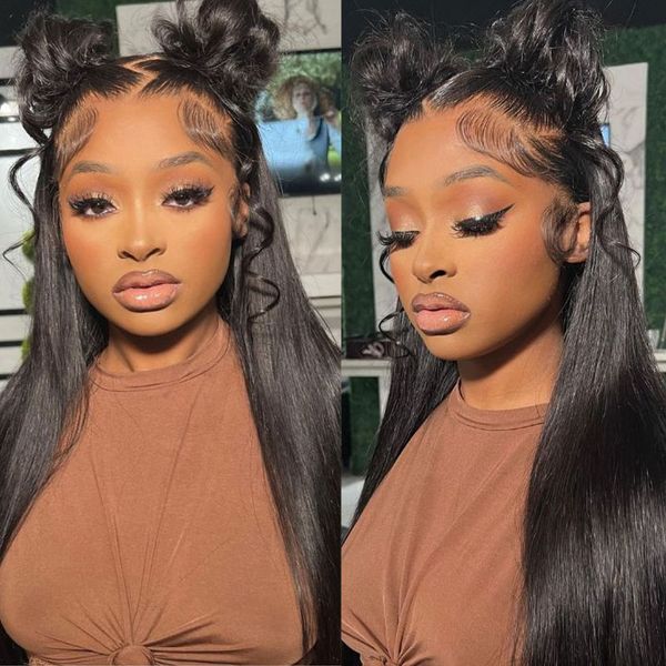 13x4 transparent lace front human hair wigs pre plucked 13x6 hd lace frontal wigs 34 inches brazilian straight lace front wig, Black;brown
13x4 transparent lace front human hair wigs pre plucked 13x6 hd lace frontal wigs 34 inches brazilian straight lace front wig, Black;brown