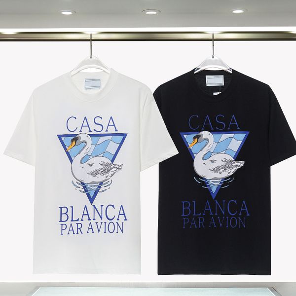 casablanc tshirt summer fashion mens womens designers t shirts swan kangaroo print luxurys letter cotton tshirts clothing polos short sleeve, White;black
casablanc tshirt summer fashion mens womens designers t shirts swan kangaroo print luxurys letter cotton tshirts clothing polos short sleeve, White;black