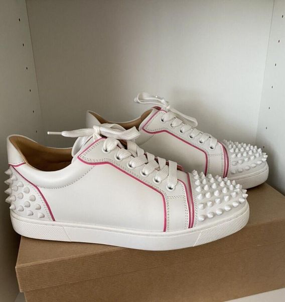 white women casual shoes sneaker reds sole shoes vieira bicolor spike low-ac seavaste 2 flat outdoor walk flats trainers back rivets luxury, Black
white women casual shoes sneaker reds sole shoes vieira bicolor spike low-ac seavaste 2 flat outdoor walk flats trainers back rivets luxury, Black
