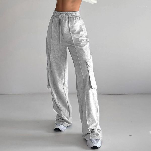 women's pants 2023 women clothing winter casual all-matching drawstring sweatpants design sense multi-pocket long wide-leg, Black;white
women's pants 2023 women clothing winter casual all-matching drawstring sweatpants design sense multi-pocket long wide-leg, Black;white