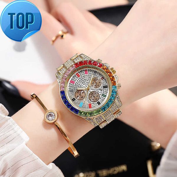 women's diamond inlaid men's watch hip hop trendsetter fashion large dial calendar quartz watch sky star watch, Black
women's diamond inlaid men's watch hip hop trendsetter fashion large dial calendar quartz watch sky star watch, Black