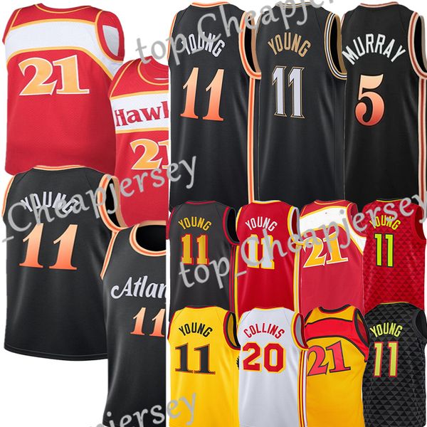 #11 young basketball jersey trae dejounte 5 murray john 20 collins spud 4 webb vintage jerseys, Black;red
#11 young basketball jersey trae dejounte 5 murray john 20 collins spud 4 webb vintage jerseys, Black;red