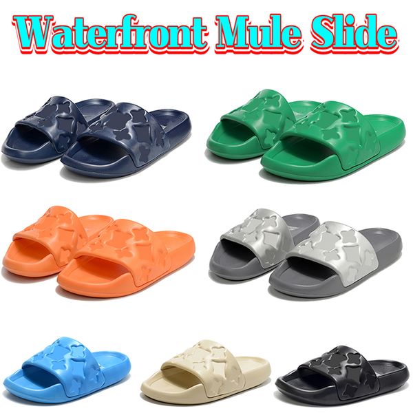 waterfront mule slide slippers designer women pool pillow slides embossed platform rubber sandals men slipper summer beach sandal luxury par, Black
waterfront mule slide slippers designer women pool pillow slides embossed platform rubber sandals men slipper summer beach sandal luxury par, Black