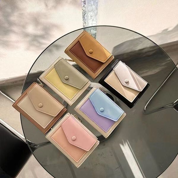designer solid color small cartoon ladies small purse fold multi-card holder purse compact leather purse long quilted fashion hold bag, Red;black
designer solid color small cartoon ladies small purse fold multi-card holder purse compact leather purse long quilted fashion hold bag, Red;black