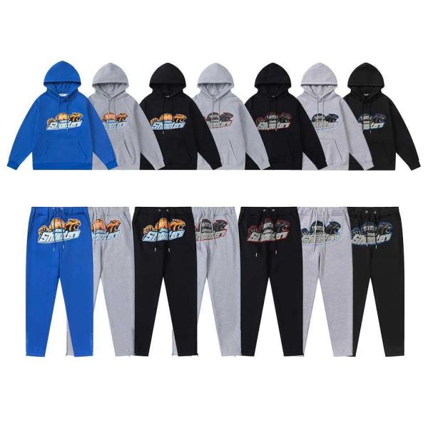 designer men's sweatshirts hoodie street trend brand trapstar hoodie tiger head towel embroidered loose casual trend plush sweater pant, Black
designer men's sweatshirts hoodie street trend brand trapstar hoodie tiger head towel embroidered loose casual trend plush sweater pant, Black