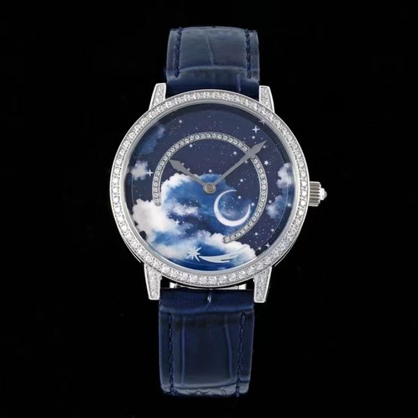 women's diamond watch dating series moving meteor sapphire mirror high-end movement dial layer is particularly strong leisure business, Slivery;brown
women's diamond watch dating series moving meteor sapphire mirror high-end movement dial layer is particularly strong leisure business, Slivery;brown