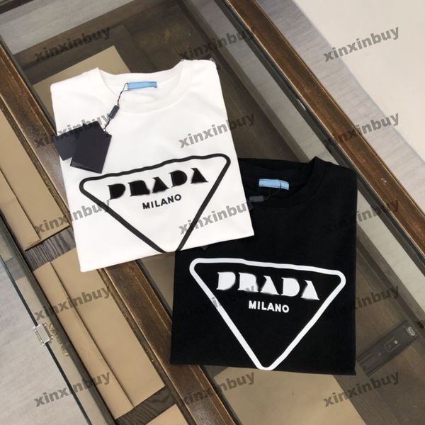xinxinbuy men designer tee t shirt 23ss rope triangle label milano letter short sleeve cotton women black white red s-3xl, Black;brown
xinxinbuy men designer tee t shirt 23ss rope triangle label milano letter short sleeve cotton women black white red s-3xl, Black;brown