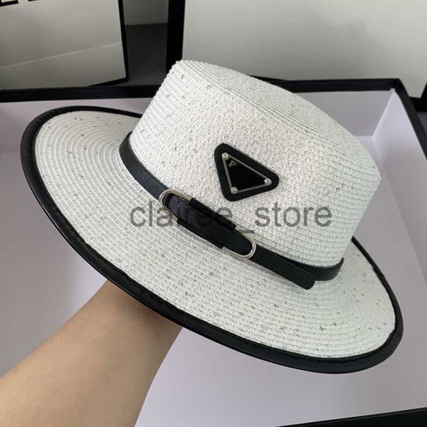 wide brim hats designer ball caps inverted triangle belt buckle straw hat spring and summer sunscreen sun hat beach holiday hat flat hat fas, Blue;gray
wide brim hats designer ball caps inverted triangle belt buckle straw hat spring and summer sunscreen sun hat beach holiday hat flat hat fas, Blue;gray