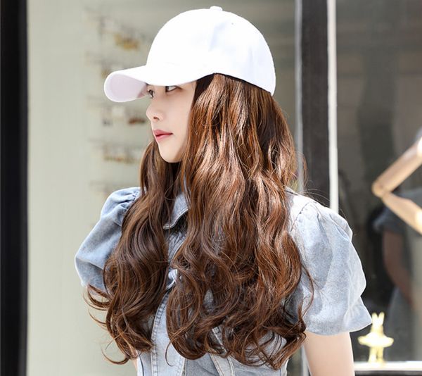 22-inch cap wig combo - new fashionable large wavy long curly hair duckbill cap - variety of styles for your unique look - elevate your styl, Black
22-inch cap wig combo - new fashionable large wavy long curly hair duckbill cap - variety of styles for your unique look - elevate your styl, Black