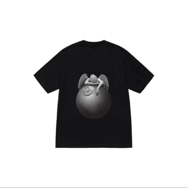 23ss new woman men's t-shirts vintage classic angel black no. 8 pool ball printed short sleeve casual summer fashion breathable high st, White;black
23ss new woman men's t-shirts vintage classic angel black no. 8 pool ball printed short sleeve casual summer fashion breathable high st, White;black